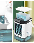 Portable Air Cooler Humidifier Fan with Night Light 4