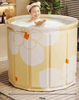 Portable Freestanding Plastic Bath Tub for Adults 0