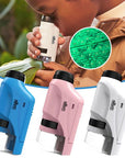 Portable Mini Microscope with 60x-120x Magnification and LED Light – Educational Science Toy for Kids 0
