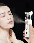Portable Nano Ionic Facial Steamer Rechargeable Moisture Enhancer for At Home Use 1