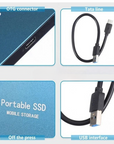 Portable SSD Drive Compact High-Speed Storage 6