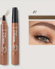 Precision Eyebrow Pen for Flawless Defined Brows – Dark Brown, Smudge-Proof, Easy Application 1