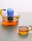 PrismGlass | Colorful Elegant Borosilicate Tea Set for Tea Lovers 5