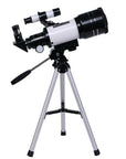 Professional Astronomical 150x Magnification Refracting Telescope 300/70mm With Tripod Phone Adapter 0