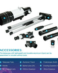 Professional Astronomical 150x Magnification Refracting Telescope 300/70mm With Tripod Phone Adapter 6