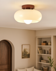 Quartzel | French Bauhaus Cream Ceiling Lamp for Home Living 1