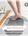 Quick -drying, super absorbing bathing mat - aquacomfort 1