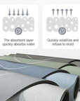 Quick -drying, super absorbing bathing mat - aquacomfort 3