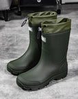 RainAura | Stylish Lightweight Waterproof Rubber Mid-Calf Rain Boots 0