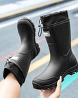 RainAura | Stylish Lightweight Waterproof Rubber Mid-Calf Rain Boots 3