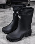 RainAura | Stylish Lightweight Waterproof Rubber Mid-Calf Rain Boots 5