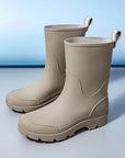 RainAura | Stylish Lightweight Waterproof Rubber Mid-Calf Rain Boots 7