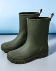 RainAura | Stylish Lightweight Waterproof Rubber Mid-Calf Rain Boots 8