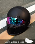 Retro Pilot Motorcycle Helmet – DOT and ECE Approved, Timeless Look 1