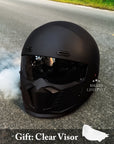 Retro Pilot Motorcycle Helmet – DOT and ECE Approved, Timeless Look 2