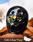 Retro Pilot Motorcycle Helmet – DOT and ECE Approved, Timeless Look 3