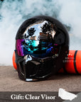 Retro Pilot Motorcycle Helmet – DOT and ECE Approved, Timeless Look 4