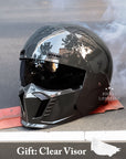 Retro Pilot Motorcycle Helmet – DOT and ECE Approved, Timeless Look 8