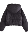 Ruby | Women's Cropped Hooded Puffer Winter Jacket 4