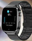 Reloj inteligente de salud con ECG y monitoreo de azúcar en sangre – pantalla AMOLED de 2.04 pulgadas y diseño impermeable