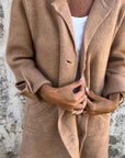 Sabrina | Women's Wool Blend Long Coat with Timeless Elegant Style 6