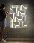 GlowVista – Lampada da parete 3D moderna per effetti visivi mozzafiato