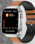 Reloj inteligente de salud con ECG y monitoreo de azúcar en sangre – pantalla AMOLED de 2.04 pulgadas y diseño impermeable