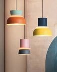 Scandinavian Macaron Pendant Light – Modern Multicolored Kitchen Pendant Lighting for Stylish Home Decor 1