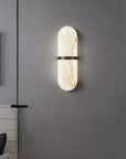Scandinavian Wall Sconce Lamp with Luxurious Marble Finish – Energy-Efficient LED Wall Lighting for Modern Interiors 0