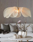 Sculptural | Fabric Hanging Lamp with Vintage Touch 1