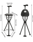 SeatWalk | Folding Walking Stick with Built-In Seat for Comfort and Portability 7