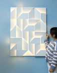 GlowVista – Lampada da parete 3D moderna per effetti visivi mozzafiato