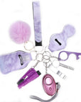 Self Defense Keychain Set with Personal Alarm and Window Breaker for Women's Safety 5