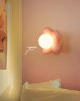 SereneBloom – Cream Flower Wall Lighting 2