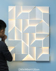 GlowVista – Lampada da parete 3D moderna per effetti visivi mozzafiato