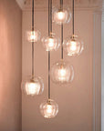 ShineSphere - Amber Pendant Light with Radiant Elegance 3
