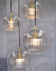 ShineSphere - Amber Pendant Light with Radiant Elegance 6