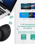 Silentix | Comfortable Ergonomic Wireless Vertical Mouse with Adjustable DPI 1