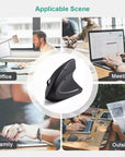 Silentix | Comfortable Ergonomic Wireless Vertical Mouse with Adjustable DPI 3