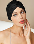 SilkRelax - Pure Silk Casual Sleep Cap for Night Comfort 3
