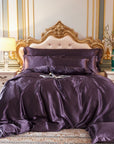 SilkenDream - Luxury 4-Piece Satin Bedding Set 11