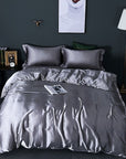 SilkenDream - Luxury 4-Piece Satin Bedding Set 4