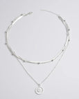 Silver triple necklace 1