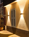 Sleek Solar Wall Lamp with Smart Sensor, IP65 Waterproof Outdoor Light Fixture for Garden and Patio 0