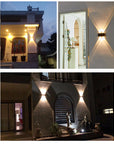 Sleek Solar Wall Lamp with Smart Sensor, IP65 Waterproof Outdoor Light Fixture for Garden and Patio 8