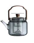 SmokedGlass | Elegant Natural Wood Tea Brewing Teapot (≈79 characters without spaces) 6