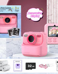 SnapJoy | Colorful Fun Kids Instant Camera with HD Selfie and 32GB Memory 7