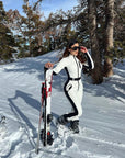 SnowLuxe - Sophisticated and Cozy Women's Winter Ski Outfit with a Flattering Waist Belt 0