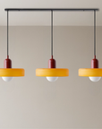 SoftGlow | 3-head Bauhaus Colored Glass Pendant Lamp for Home Living 12
