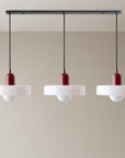 SoftGlow | 3-head Bauhaus Colored Glass Pendant Lamp for Home Living 14